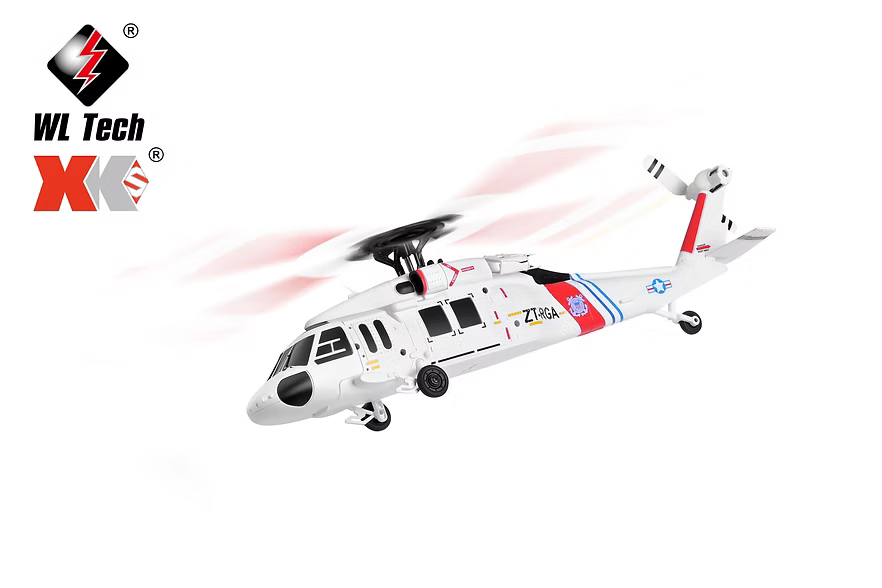 WLToys K270 Black Hawk Helicopter 4 Channel | Brushless Version | 6-Axis Gyro