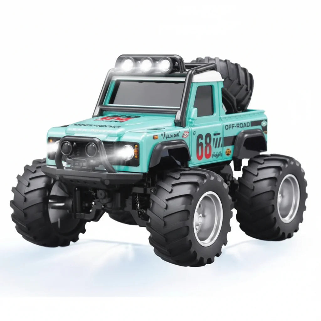 Trasped HG4-477 Monster Truck MINI RC Off Road | Metal body | LED |  2.4GHz App Control