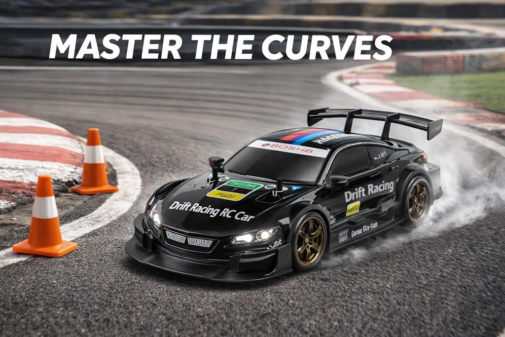 BMW 1:16 RC Drift Car 4WD Speed 25KM  | Full Proportional Throttle | Black