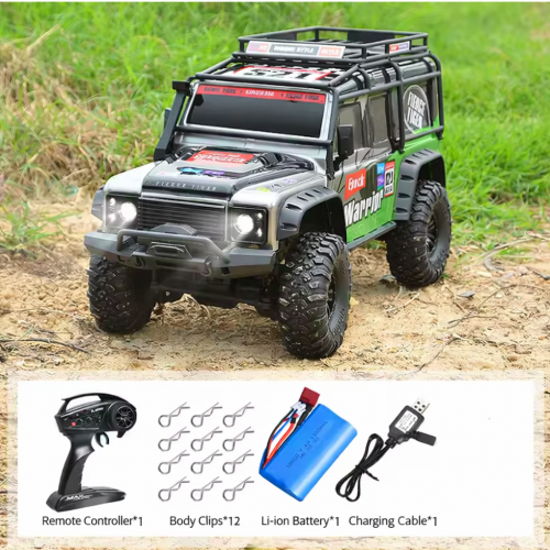 HB Toys ZP1006 1:10 Land Rover Defender 4WD RC Rock Crawler | Old Kid