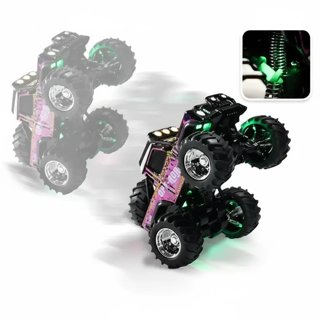 Trasped HG4-477 Monster Truck MINI RC Off Road | Metal body | LED |  2.4GHz App Control