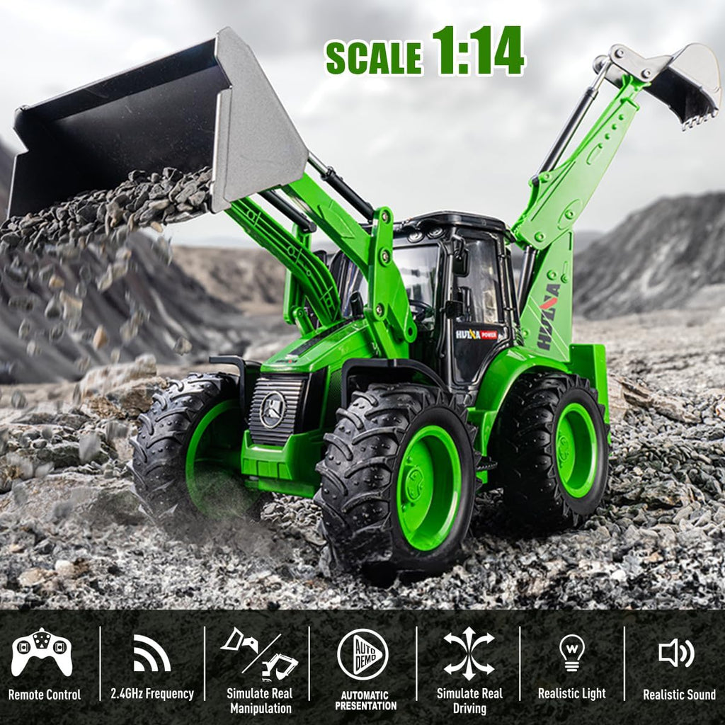 Huina 1579 RC Backhoe Loader 1:14 (2026 Model)