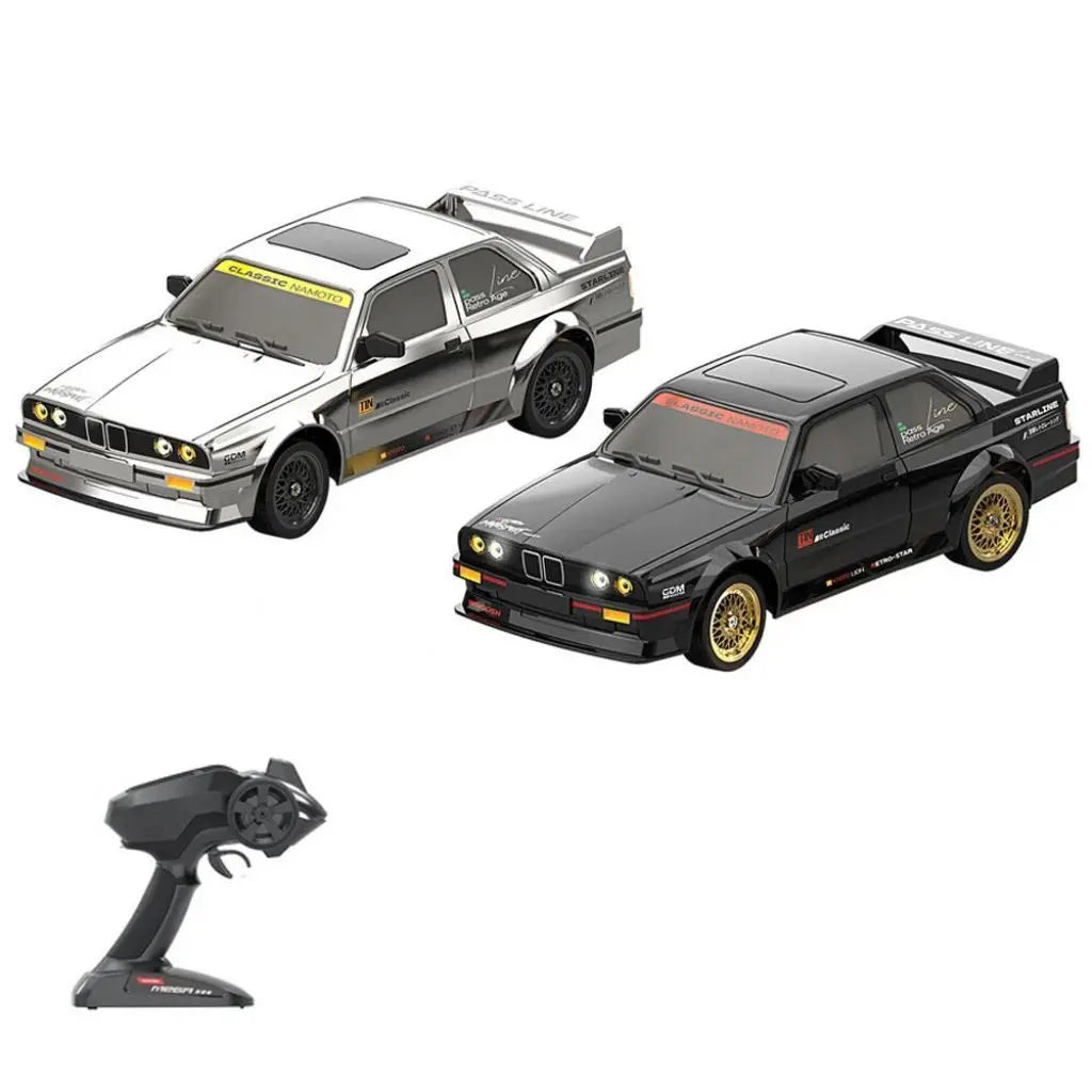 WHOOSH DC162A BMW E30 RTR 1:16 4WD Drift RC Car with ESP Gyro – 50km/h High-Speed Racing Car
