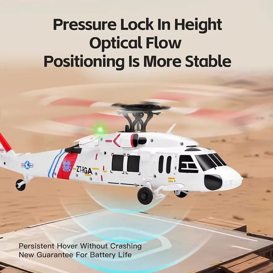 WLToys K270 Black Hawk Helicopter 4 Channel | Brushless Version | 6-Axis Gyro