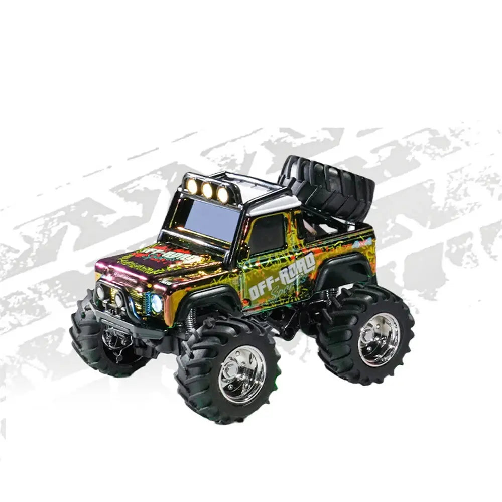 Trasped HG4-477 Monster Truck MINI RC Off Road | Metal body | LED |  2.4GHz App Control