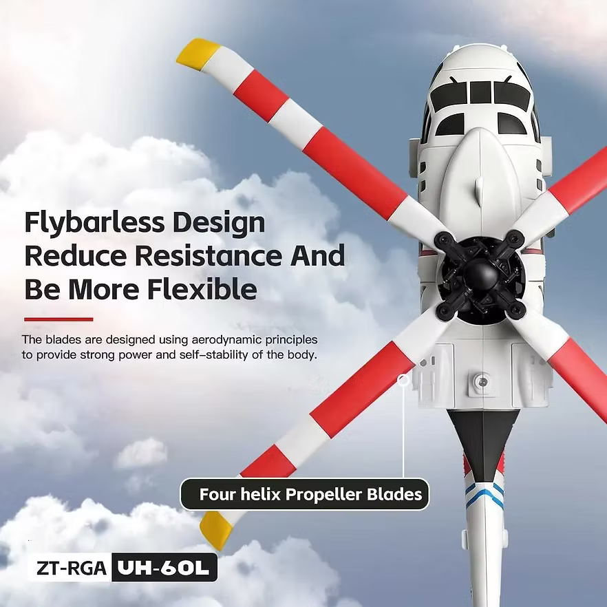 WLToys K270 Black Hawk Helicopter 4 Channel | Brushless Version | 6-Axis Gyro