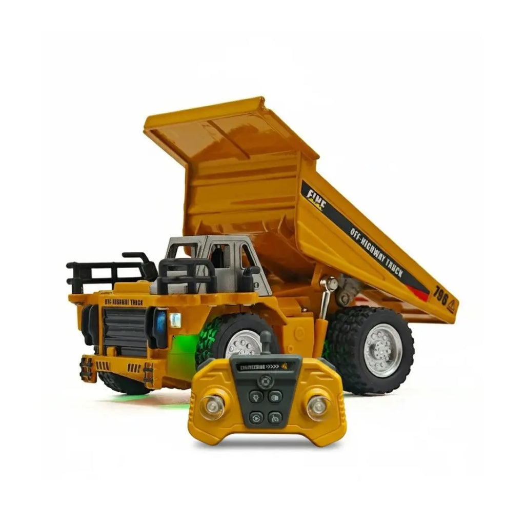 TRASPED HG4-414 1:64 RC Dump Truck | App Control & LED Lights | Old Kid