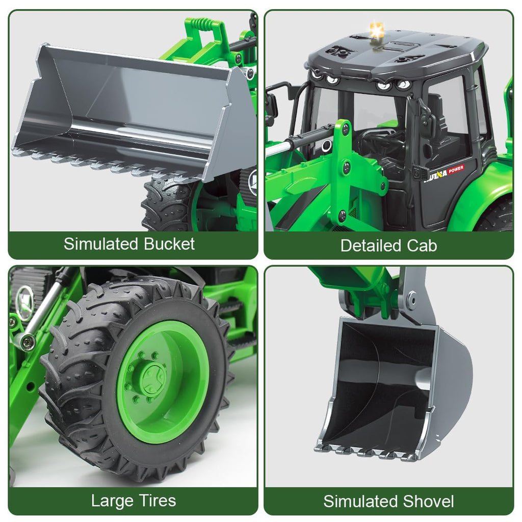 Huina 1579 RC Backhoe Loader 1:14 (2026 Model)