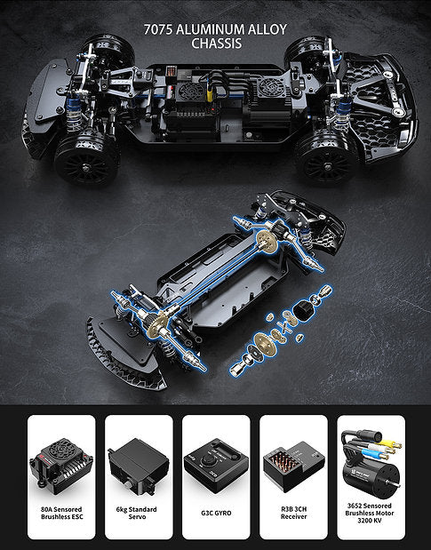 MJX Hyper Go 10306DC Ford Mustang Shelby GT500 1:10 Ford Muscle Rocket | Old Kid