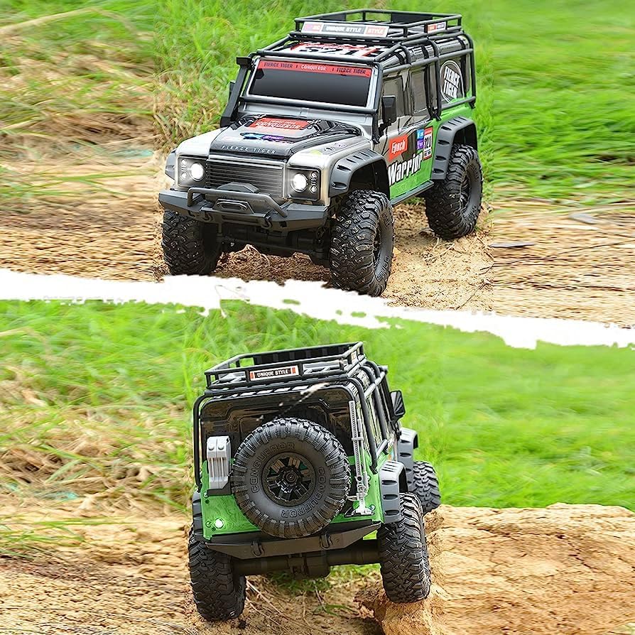 HB Toys ZP1006 1:10 Land Rover Defender 4WD RC Rock Crawler | Old Kid