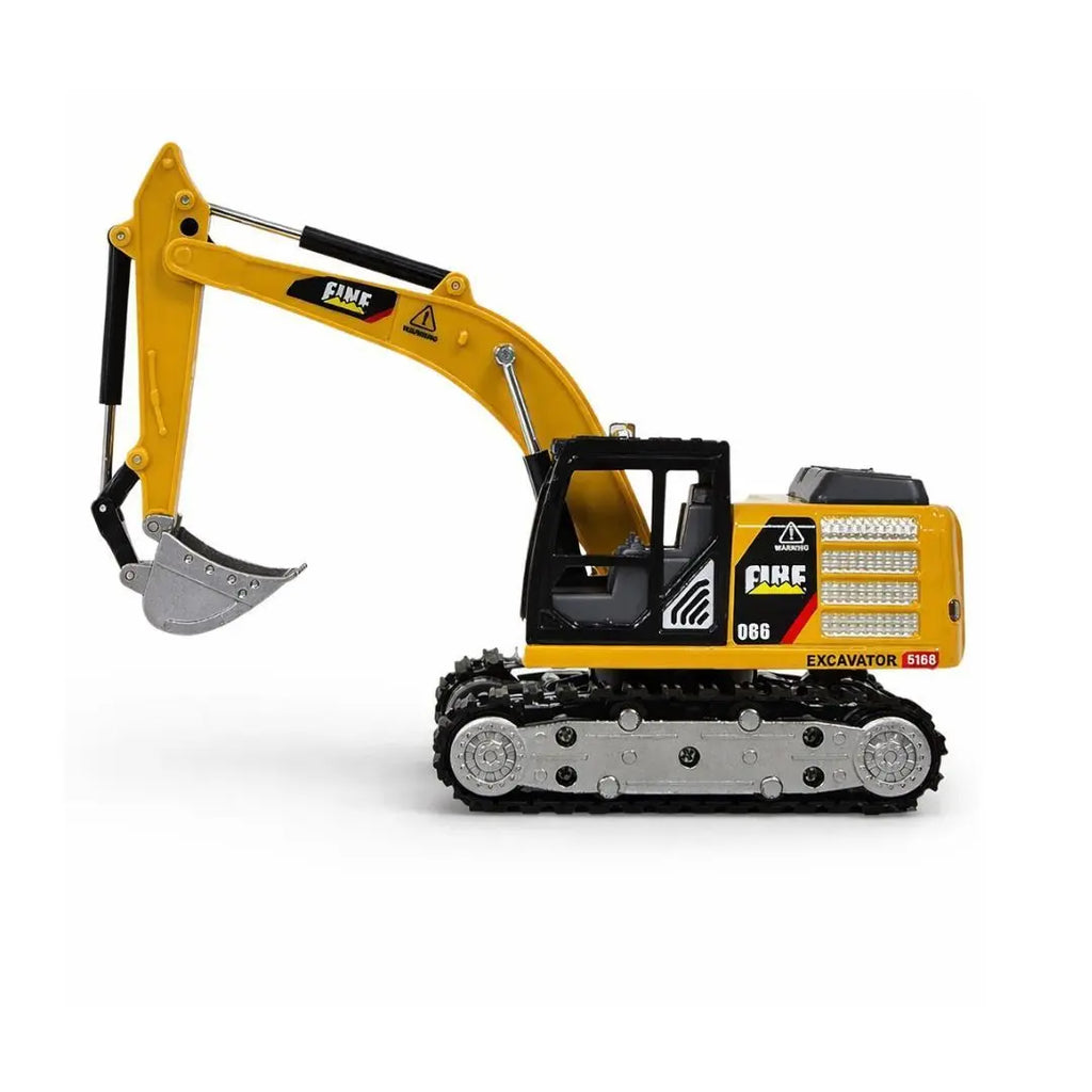 TRASPED HG4-413 1:64 Mini RC Excavator | App Control, Alloy Bucket & LED Lights