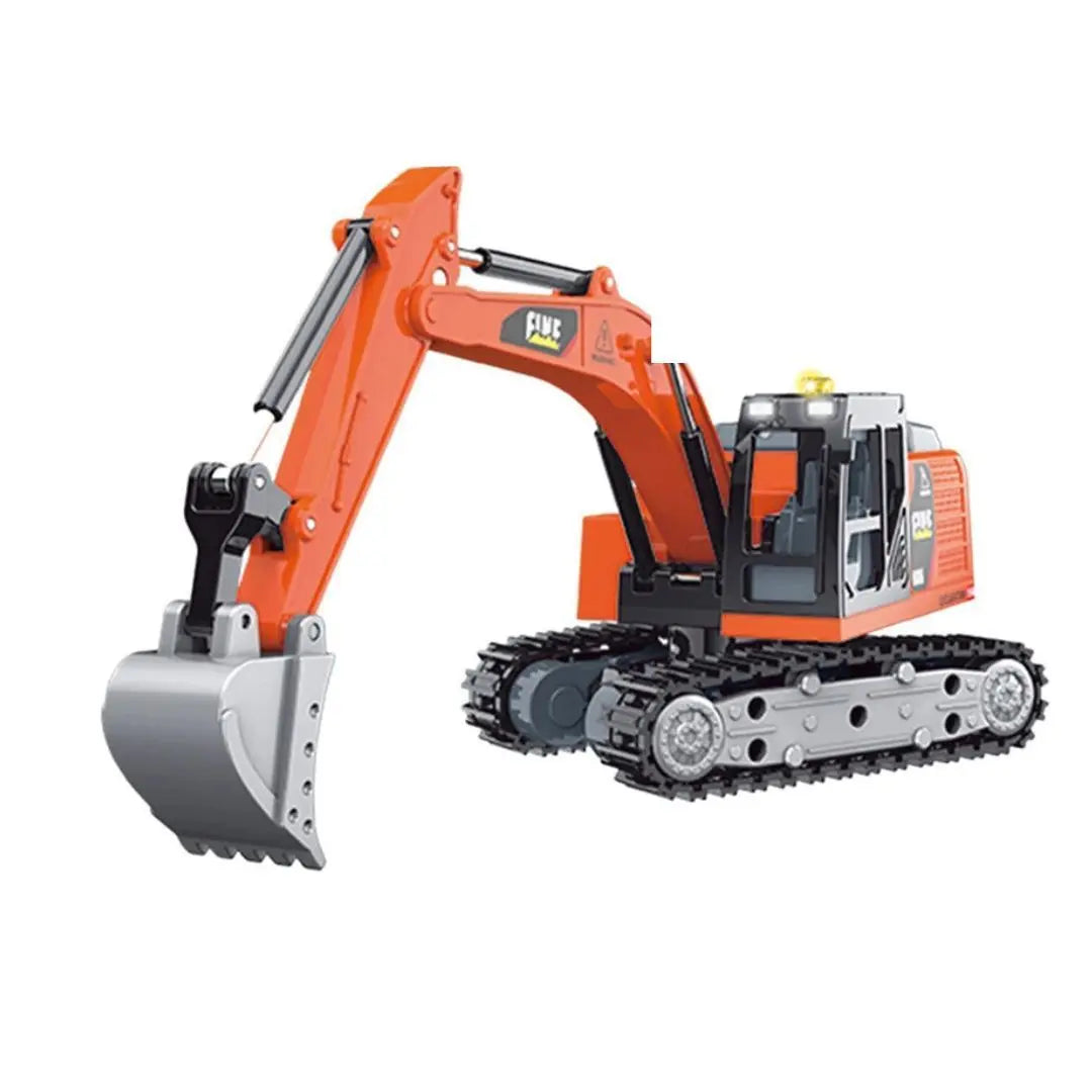 TRASPED HG4-413 1:64 Mini RC Excavator | App Control, Alloy Bucket & LED Lights