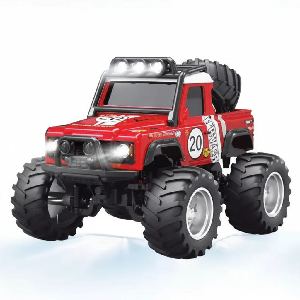 Trasped HG4-477 Monster Truck MINI RC Off Road | Metal body | LED |  2.4GHz App Control